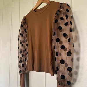 NWOT Puff Sleeve Top